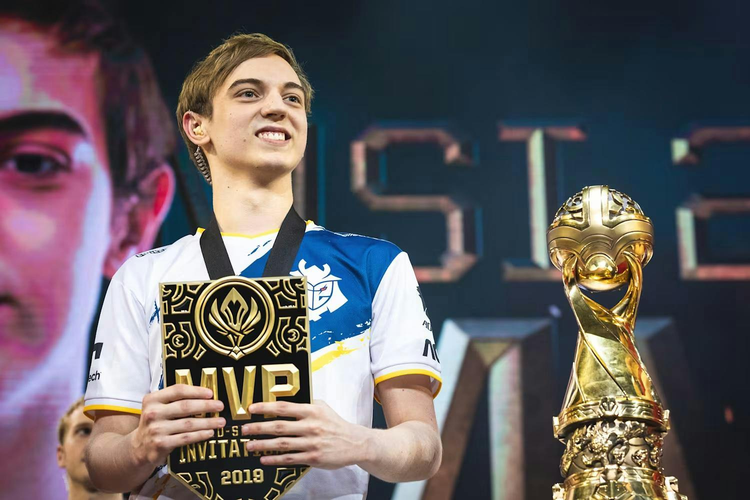 Caps at MSI 2019 with his MVP title. Credit: Riot Games