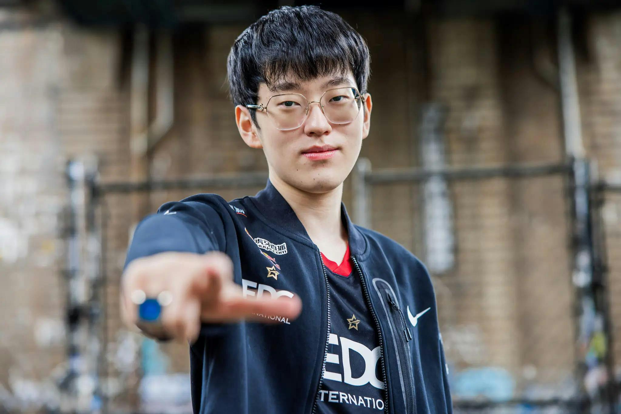 After winning Worlds in 2021, EDG and Scout's relations have soured. Credit: Colin Young-Wolff/Riot Games