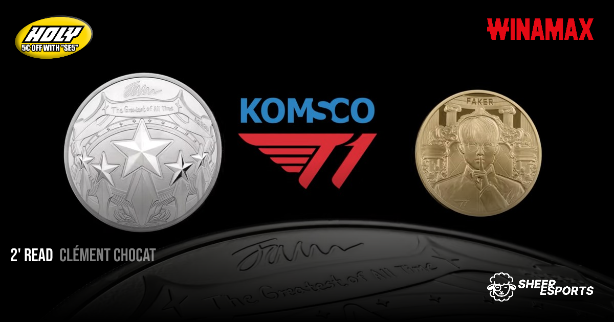 T1 and KOMSCO partner to release a commemorative Faker medal