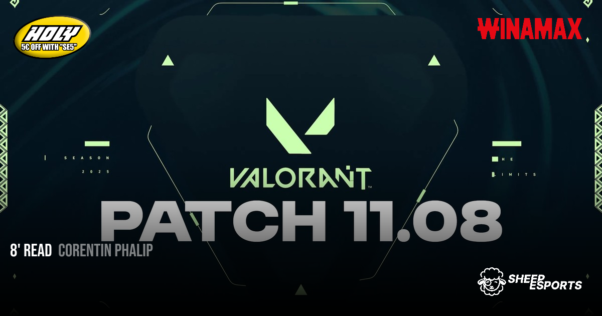 VALORANT: Everything about Patch 11.08, including weapons, agents, and map changes